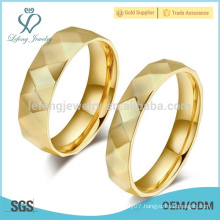 Custom ring gold jewelry,lovers matching his and her promise rings white gold jewelry